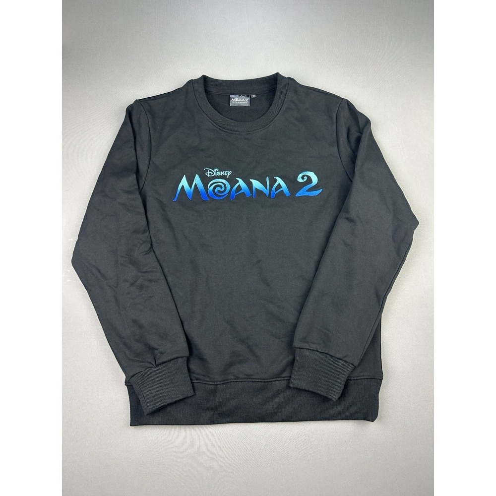Disney Moana 2 Men's M Movie Promo‎ Embroidered Crewneck Sweatshirt